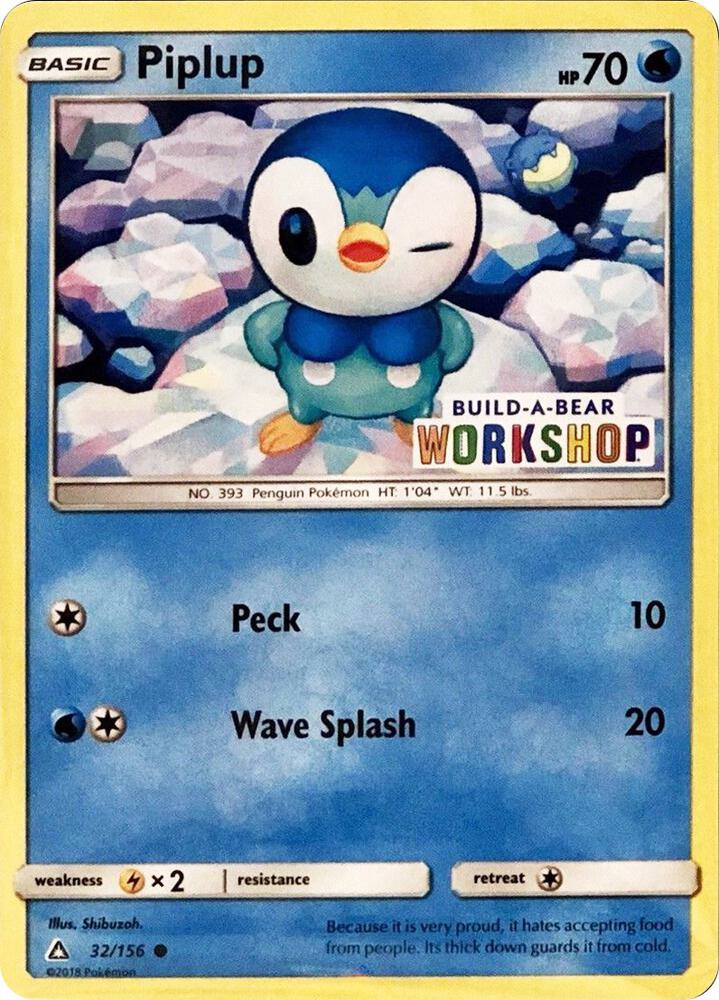Piplup Build A Bear Workshop Exclusive 032/156 (Miscellaneous Cards & Products)  | Good Games Adelaide SA