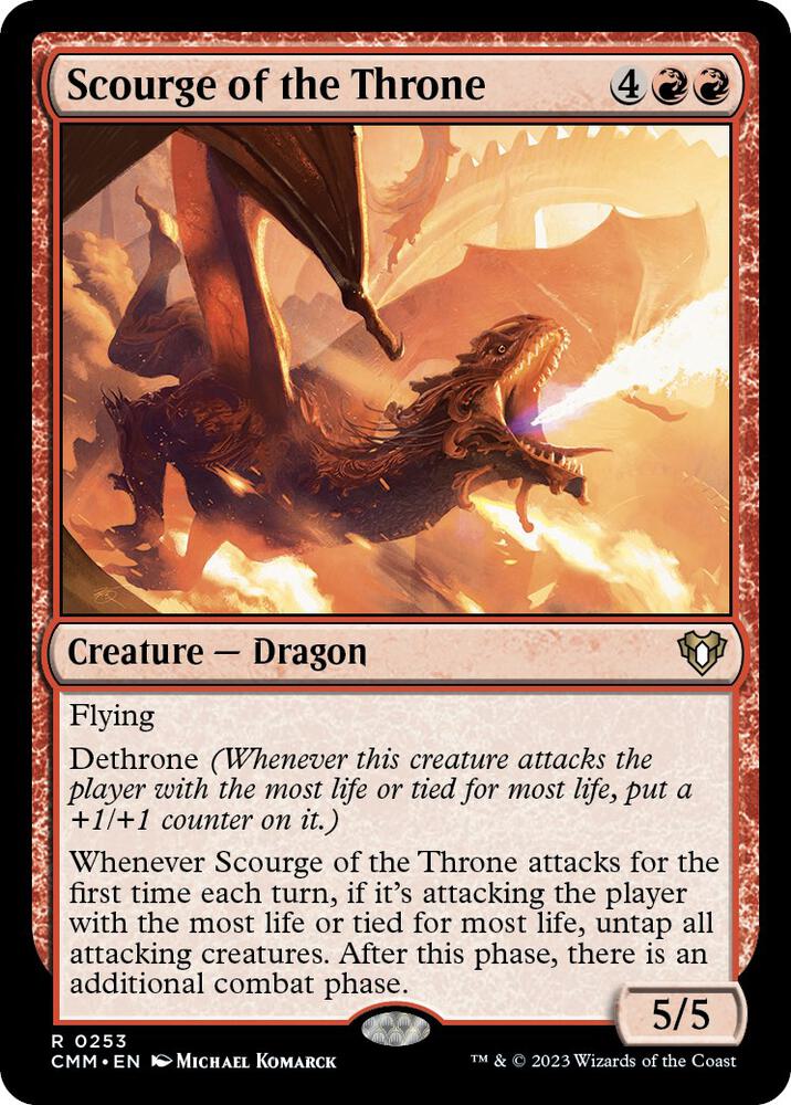 Scourge of the Throne 253 (Commander Masters)  - Foil | Good Games Adelaide SA