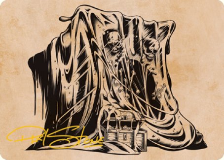 Gelatinous Cube (Showcase) Art Card (Gold-Stamped Signature) [Dungeons & Dragons: Adventures in the Forgotten Realms Art Series] | Good Games Adelaide SA