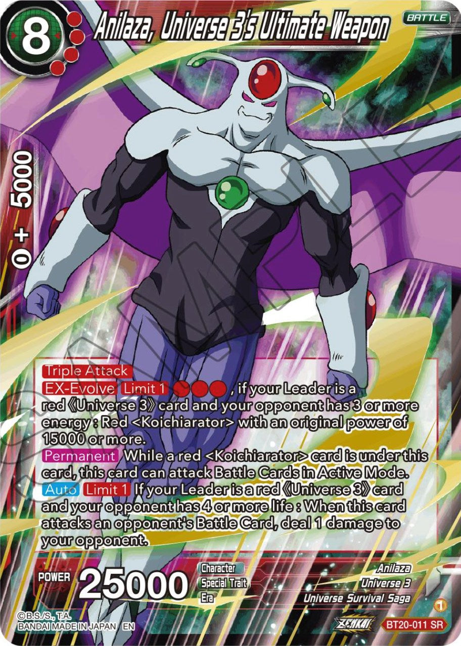 Anilaza, Universe 3's Ultimate Weapon (BT20-011) [Power Absorbed] | Good Games Adelaide SA