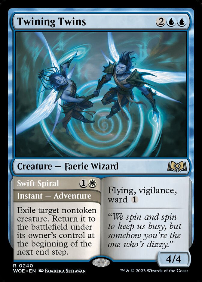 Twining Twins // Swift Spiral 240 (Wilds of Eldraine)  | Good Games Adelaide SA