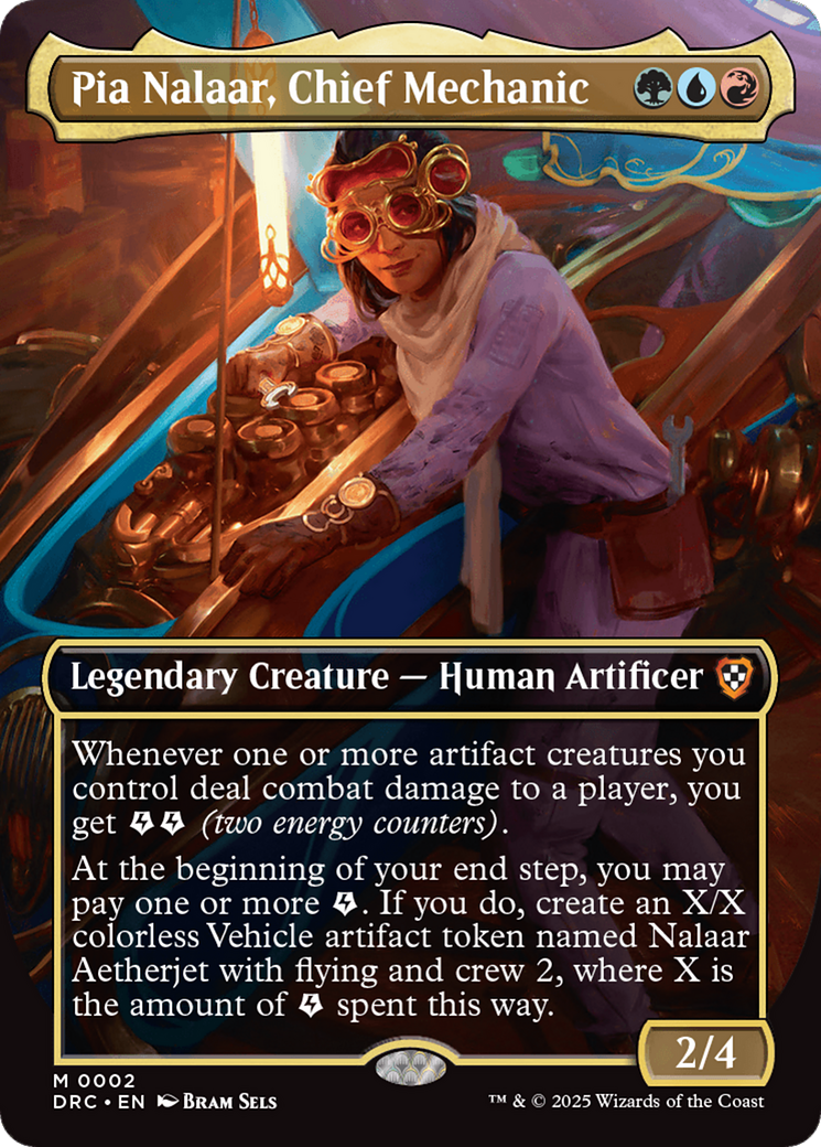 Pia Nalaar, Chief Mechanic (Borderless) [Aetherdrift Commander] | Good Games Adelaide SA