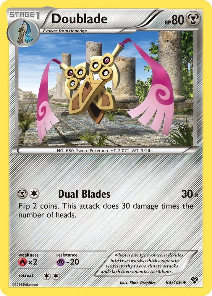 Doublade 84/146 (XY Base Set)  | Good Games Adelaide SA