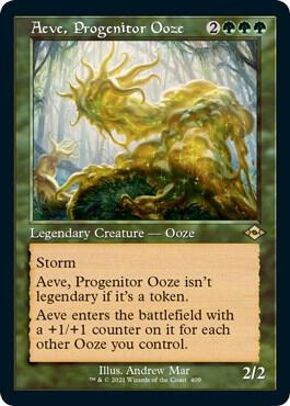 Aeve Progenitor Ooze Retro Frame Foil Etched 409 (Modern Horizons 2)  - Foil | Good Games Adelaide SA