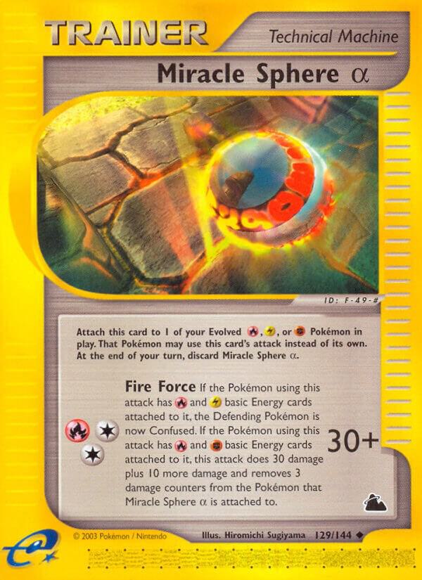 Miracle Sphere Alpha 129/144 (Skyridge)  | Good Games Adelaide SA