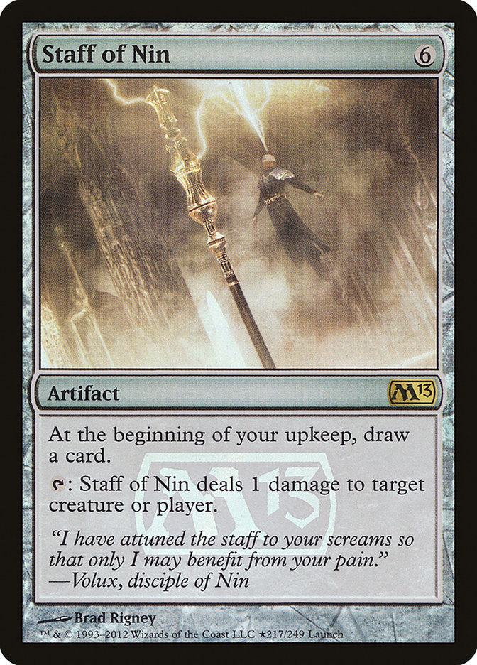 Staff of Nin [Magic 2013 Promos] | Good Games Adelaide SA