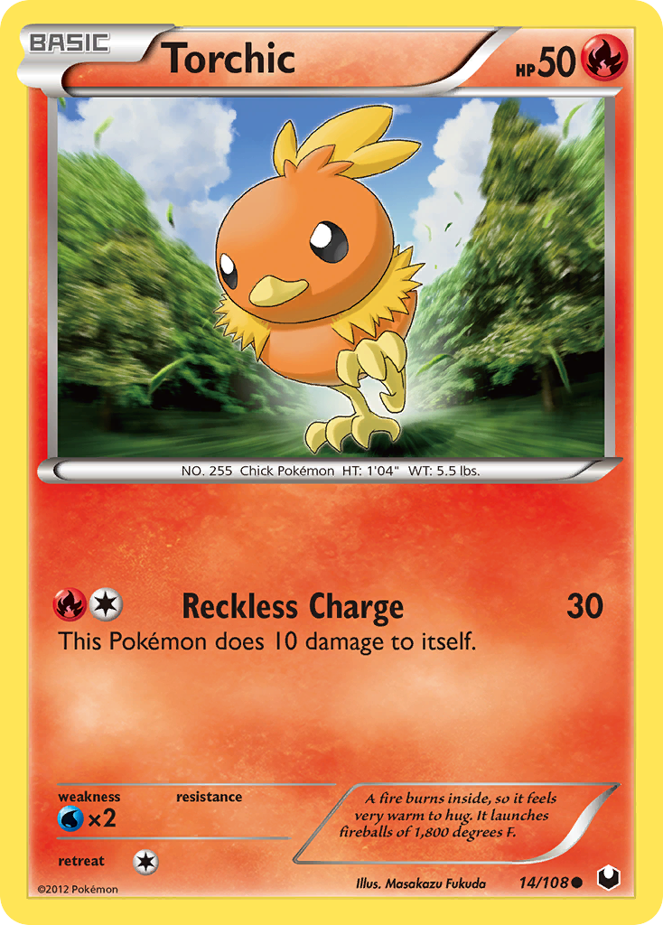 Torchic (14/108) [Black & White: Dark Explorers] | Good Games Adelaide SA