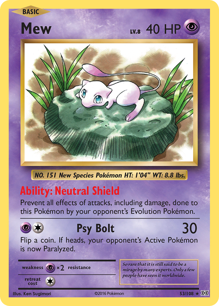 Mew (53/108) [XY: Evolutions] | Good Games Adelaide SA
