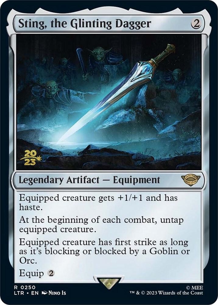 Sting the Glinting Dagger 250 (Prerelease Cards)  - Foil | Good Games Adelaide SA