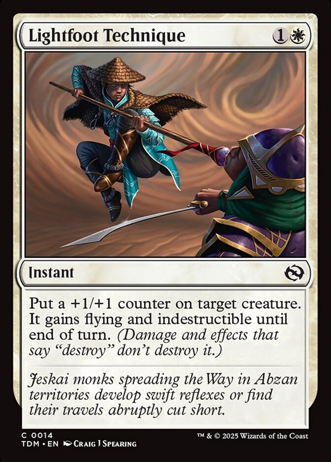 Lightfoot Technique 14 (Tarkir: Dragonstorm)  | Good Games Adelaide SA