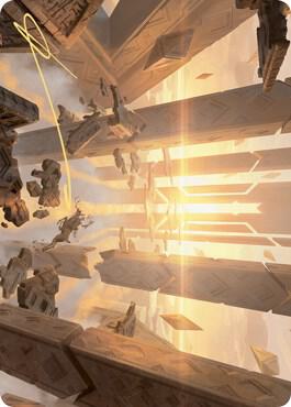 Skyclave Basilica Art Card Gold Stamped Signature 44 (Art Series: Zendikar Rising)  | Good Games Adelaide SA