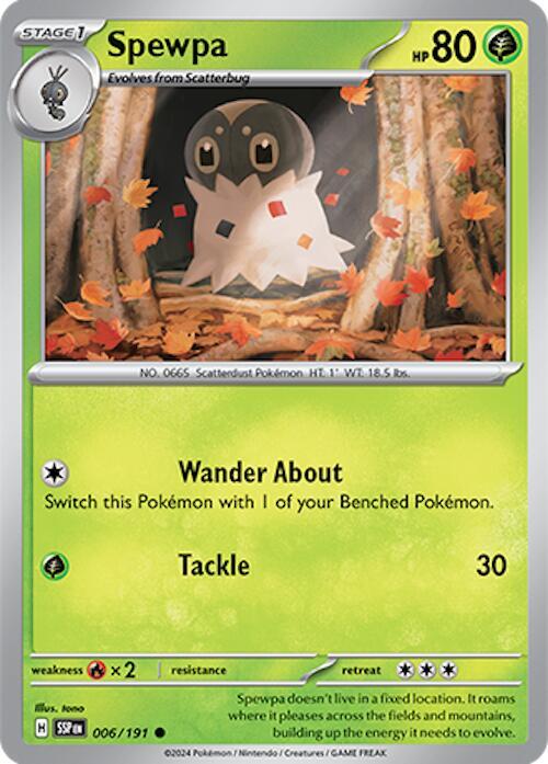 Spewpa 006/191 (SV08: Surging Sparks)  | Good Games Adelaide SA