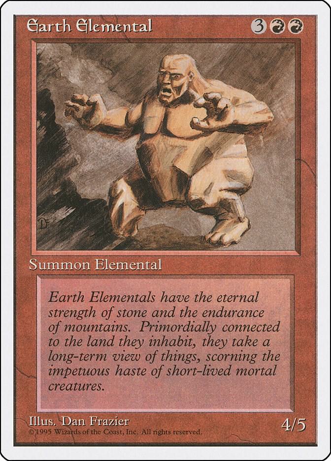 Earth Elemental  (Fourth Edition)  | Good Games Adelaide SA