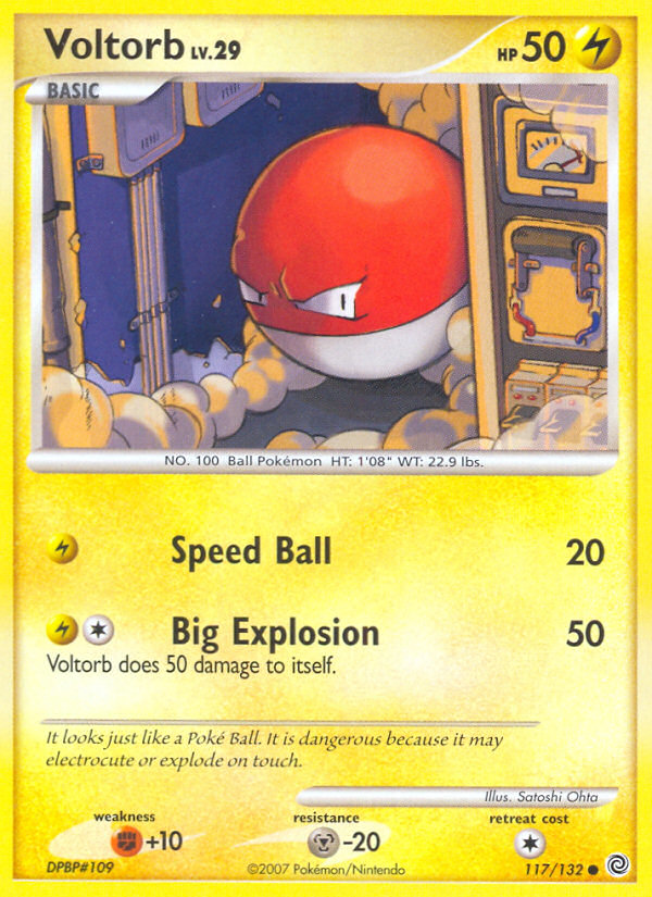 Voltorb (117/132) [Diamond & Pearl: Secret Wonders] | Good Games Adelaide SA