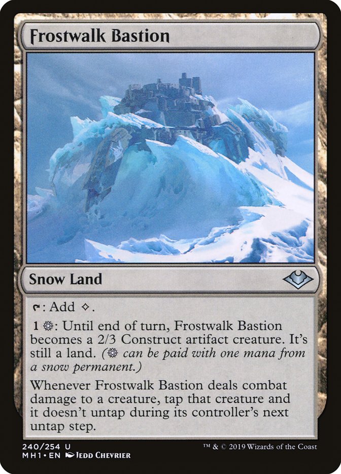 Frostwalk Bastion 240 (Modern Horizons)  - Foil | Good Games Adelaide SA
