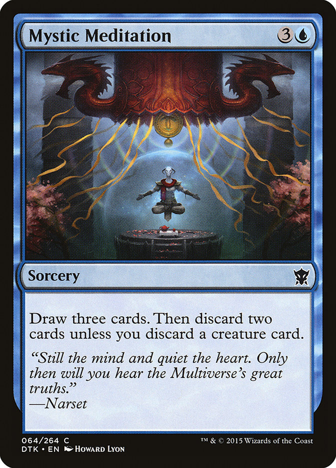 Mystic Meditation 64 (Dragons of Tarkir)  - Foil | Good Games Adelaide SA