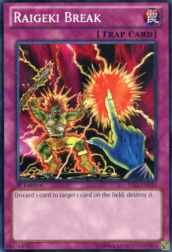 Raigeki Break [YS12-EN031] Common | Good Games Adelaide SA