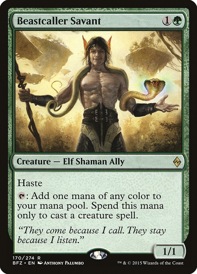 Beastcaller Savant 170/274 (Battle for Zendikar)  | Good Games Adelaide SA