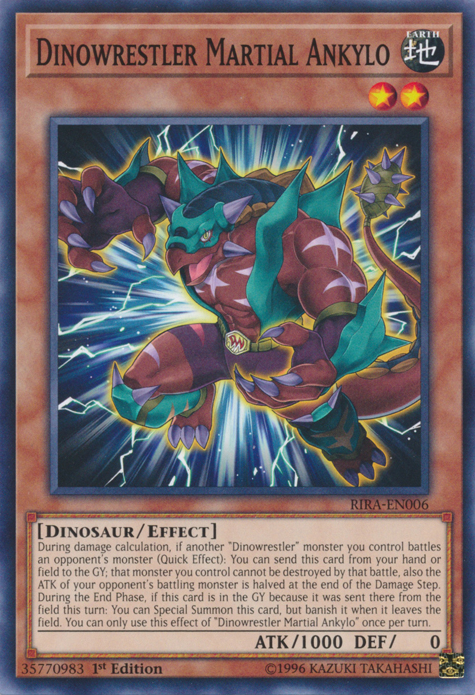 Dinowrestler Martial Ankylo [RIRA-EN006] Common | Good Games Adelaide SA