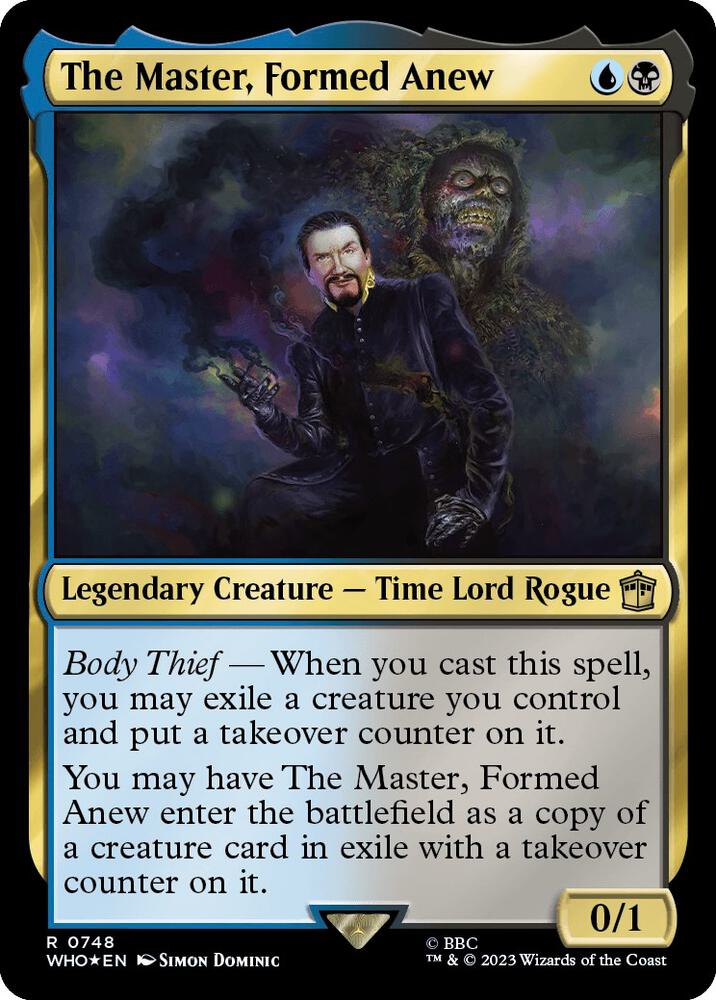 The Master, Formed Anew 748 (Universes Beyond: Doctor Who)  - Foil | Good Games Adelaide SA