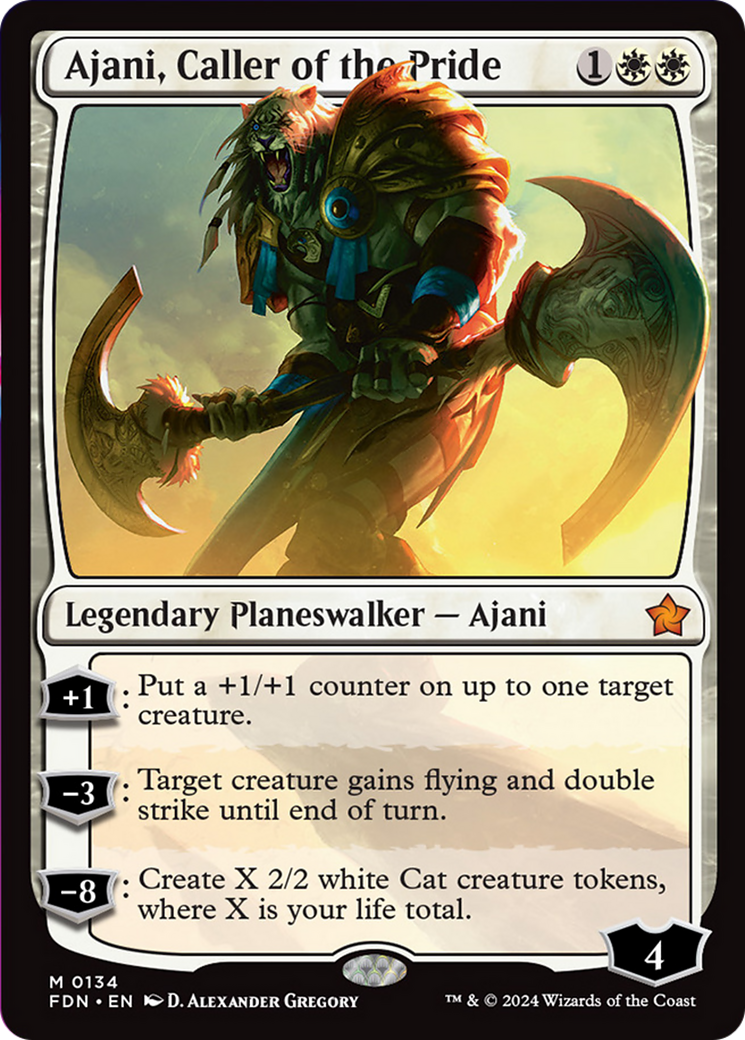 Ajani, Caller of the Pride [Foundations] | Good Games Adelaide SA