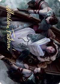 Return Upon the Tide Art Card (Gold-Stamped Signature) [Kaldheim: Art Series] | Good Games Adelaide SA