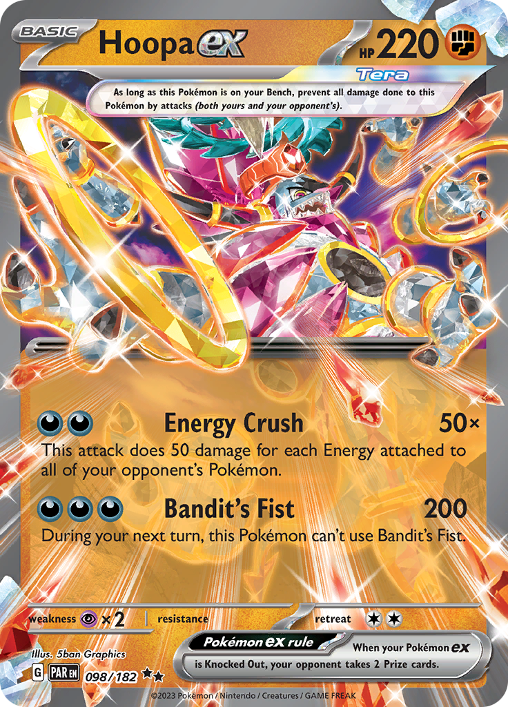 Hoopa ex (098/182) [Scarlet & Violet: Paradox Rift] | Good Games Adelaide SA