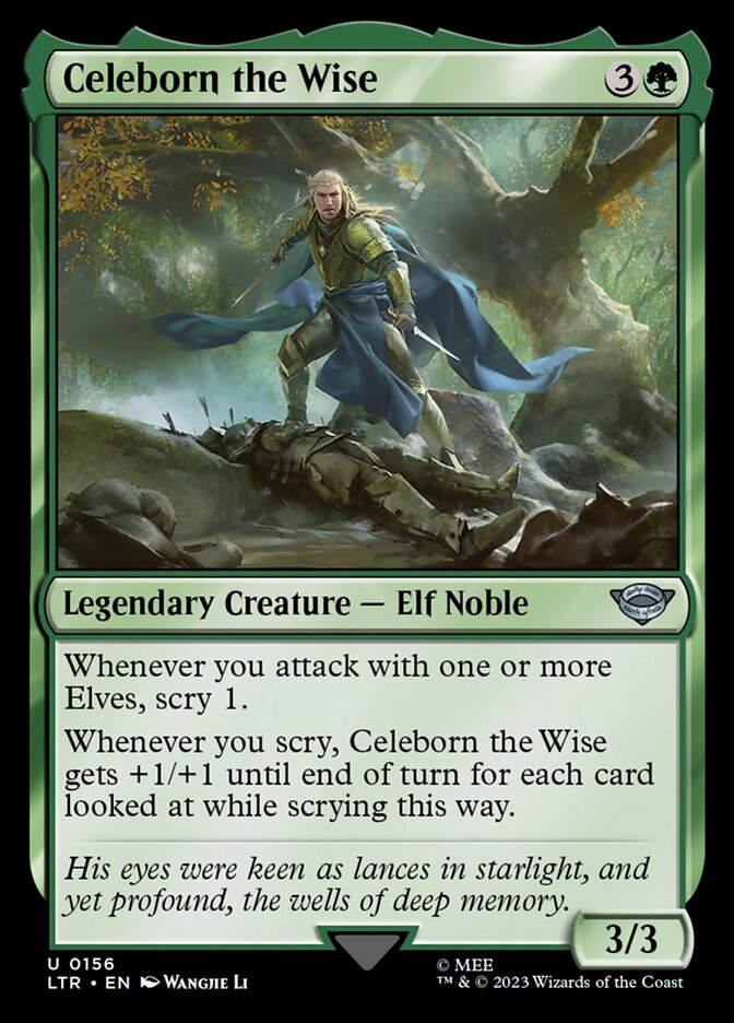 Celeborn the Wise 156 (Universes Beyond: The Lord of the Rings: Tales of Middle-earth)  - Foil | Good Games Adelaide SA