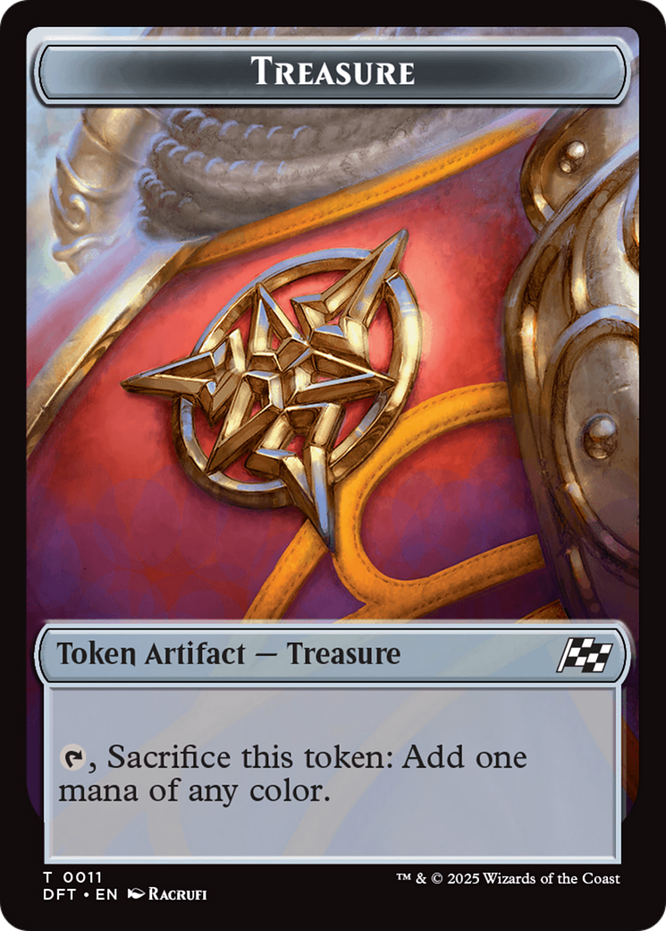 Nalaar Aetherjet // Treasure Double-Sided Token [Aetherdrift Tokens] | Good Games Adelaide SA