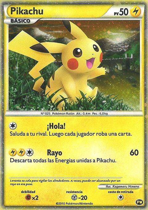 Pikachu Spanish PW 4 (Pikachu World Collection Promos)  - Holofoil | Good Games Adelaide SA