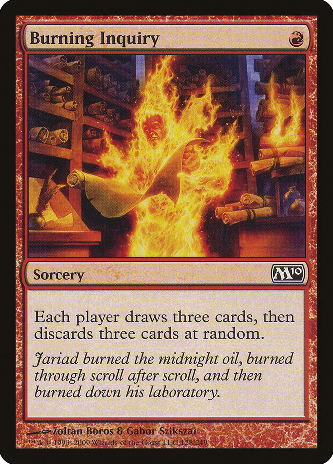 Burning Inquiry 128/249 (Magic 2010 (M10))  - Foil | Good Games Adelaide SA