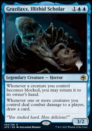 Grazilaxx, Illithid Scholar (Promo Pack) [Dungeons & Dragons: Adventures in the Forgotten Realms Promos] | Good Games Adelaide SA