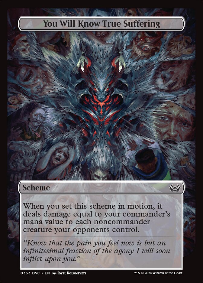 You Will Know True Suffering 363 (Archenemy: Duskmourn)  | Good Games Adelaide SA
