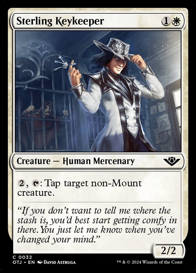 Sterling Keykeeper 32/286 (Outlaws of Thunder Junction)  - Foil | Good Games Adelaide SA