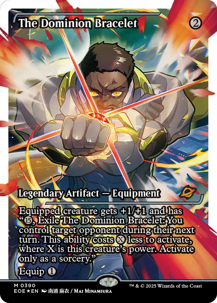 The Dominion Bracelet (Showcase) (Fracture Foil) [Edge of Eternities] | Good Games Adelaide SA