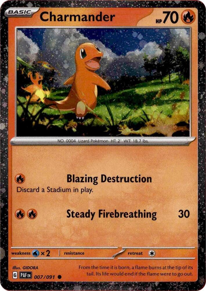 Charmander 007/091 (Miscellaneous Cards & Products)  - Cosmo Holofoil | Good Games Adelaide SA