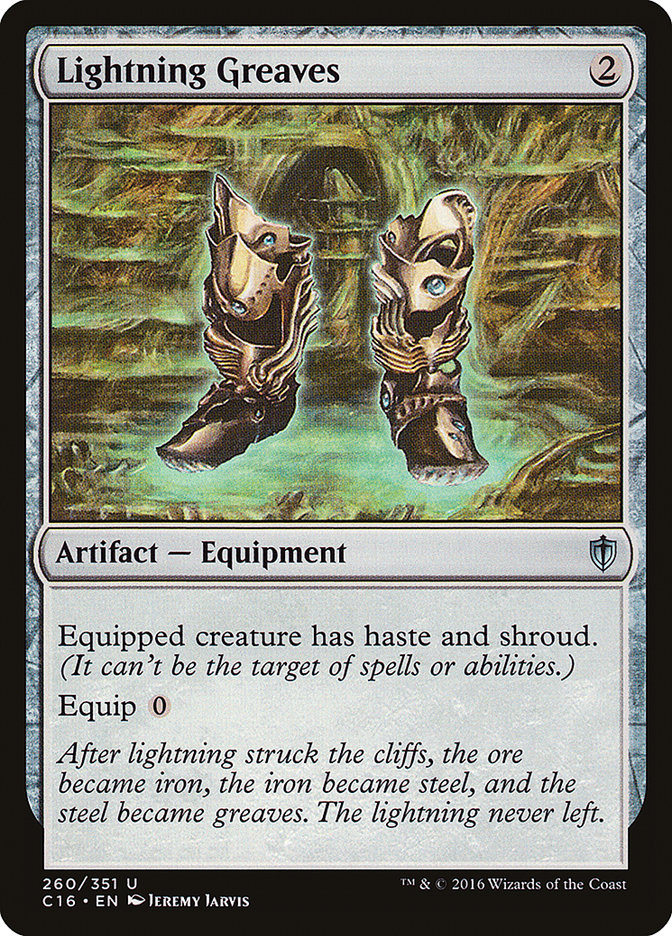 Lightning Greaves [Commander 2016] | Good Games Adelaide SA