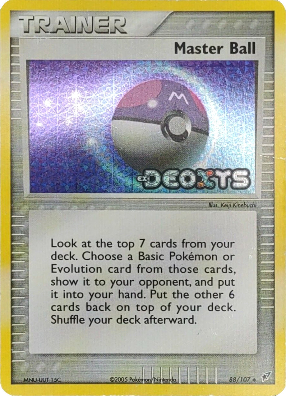 Master Ball (88/107) (Stamped) [EX: Deoxys] | Good Games Adelaide SA