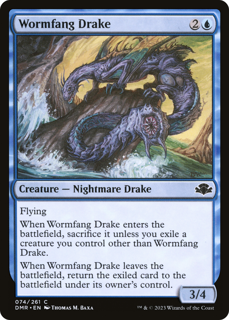 Wormfang Drake [Dominaria Remastered] | Good Games Adelaide SA