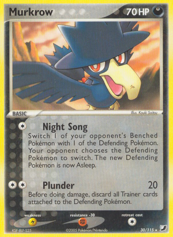 Murkrow (30/115) [EX: Unseen Forces] | Good Games Adelaide SA