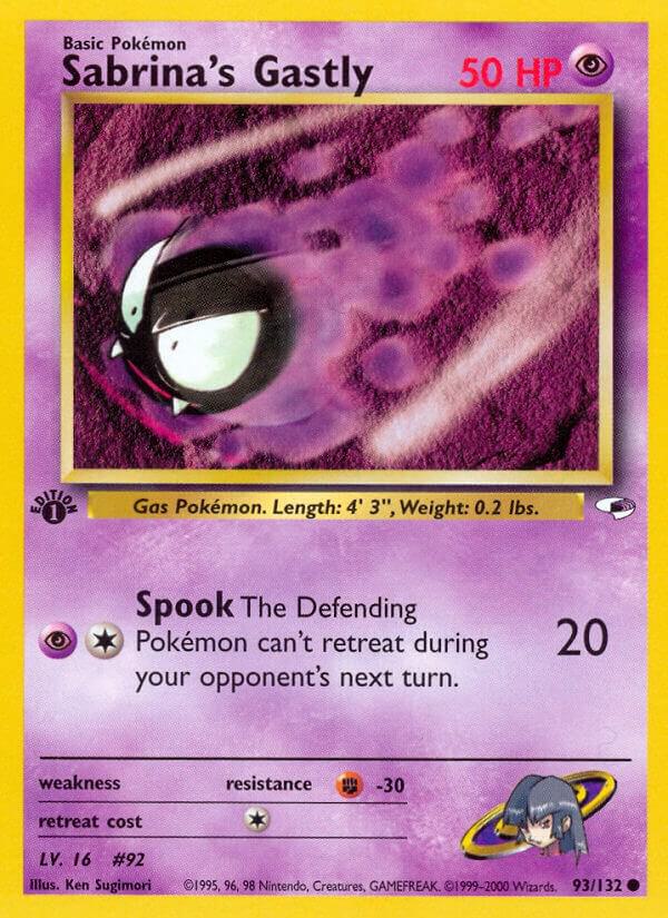 Sabrinas Gastly 093/132 (Gym Heroes)  - 1st Edition | Good Games Adelaide SA