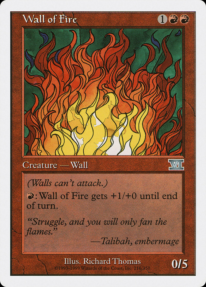 Wall of Fire [Classic Sixth Edition] | Good Games Adelaide SA