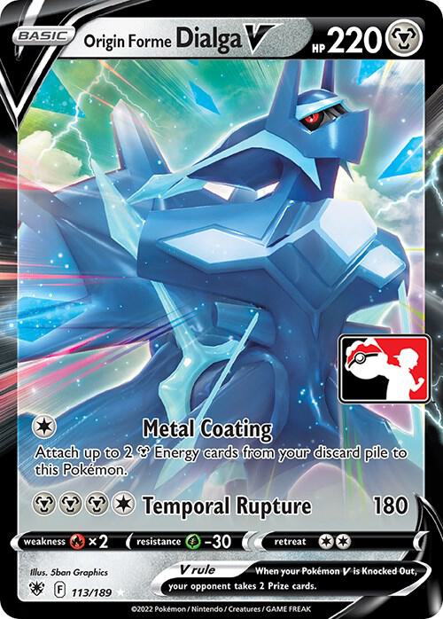 Origin Forme Dialga V Series 3 113/189 (Prize Pack Series Cards)  - Holofoil | Good Games Adelaide SA