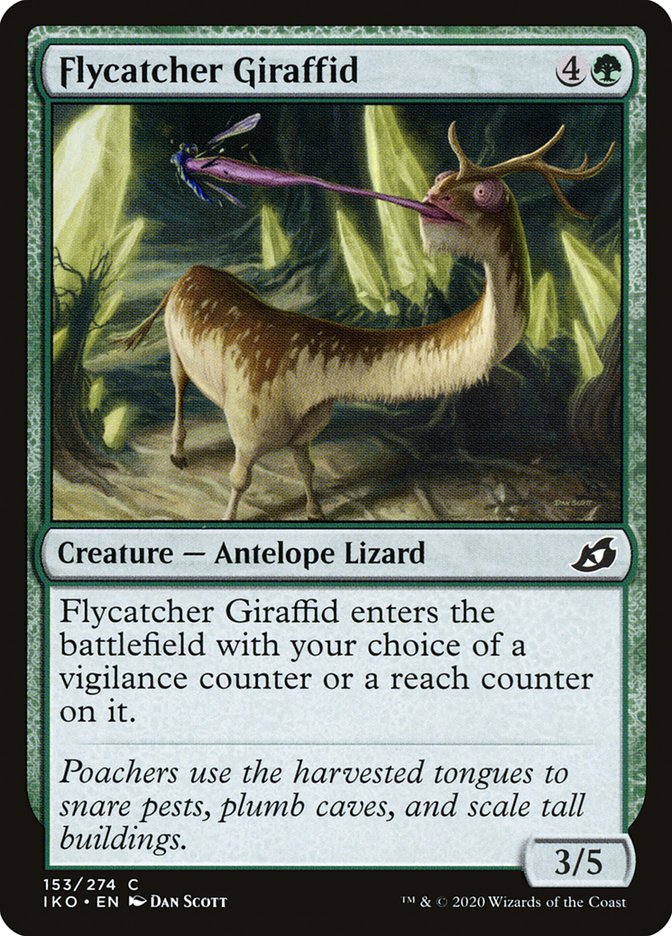 Flycatcher Giraffid 153 (Ikoria: Lair of Behemoths)  - Foil | Good Games Adelaide SA