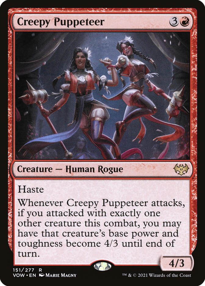 Creepy Puppeteer 151 (Innistrad: Crimson Vow)  - Foil | Good Games Adelaide SA