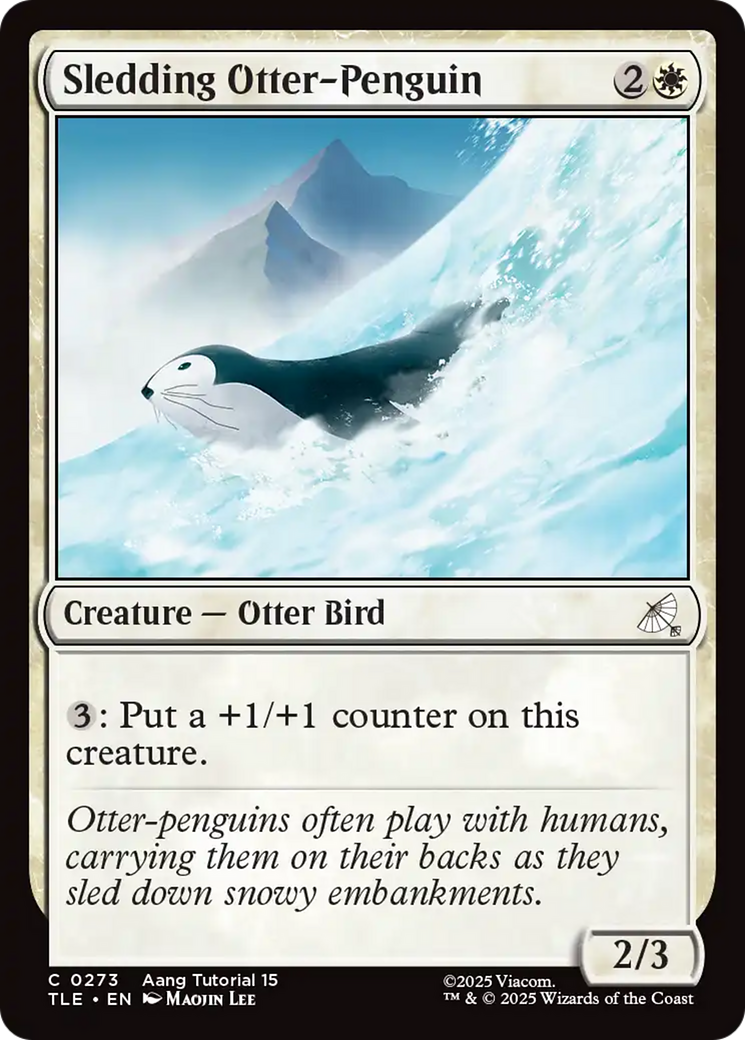 Sledding Otter-Penguin (0273) [Avatar: The Last Airbender: Eternal-Legal] | Good Games Adelaide SA