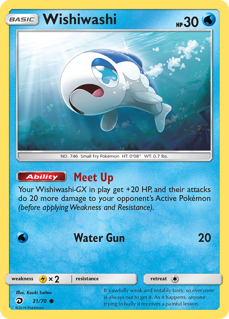 Wishiwashi (31/70) [Sun & Moon: Dragon Majesty] | Good Games Adelaide SA