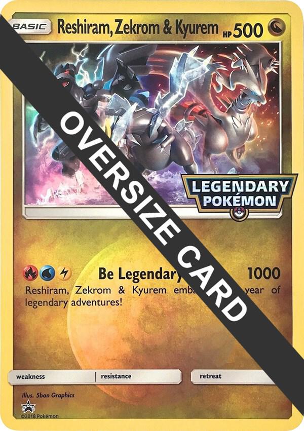 Reshiram Zekrom and Kyurem  (Jumbo Cards)  - Holofoil | Good Games Adelaide SA