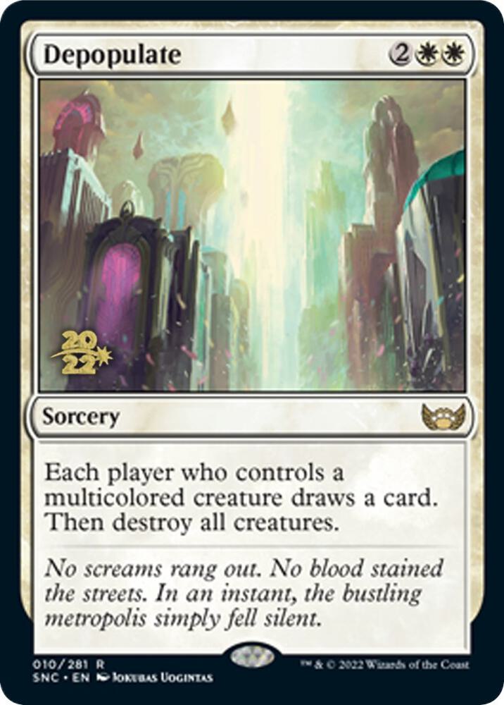 Depopulate 10 (Prerelease Cards)  - Foil | Good Games Adelaide SA