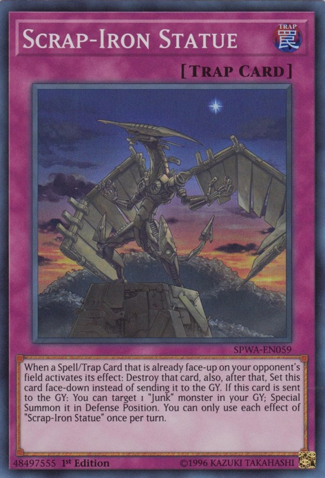 Scrap-Iron Statue [SPWA-EN059] Super Rare | Good Games Adelaide SA